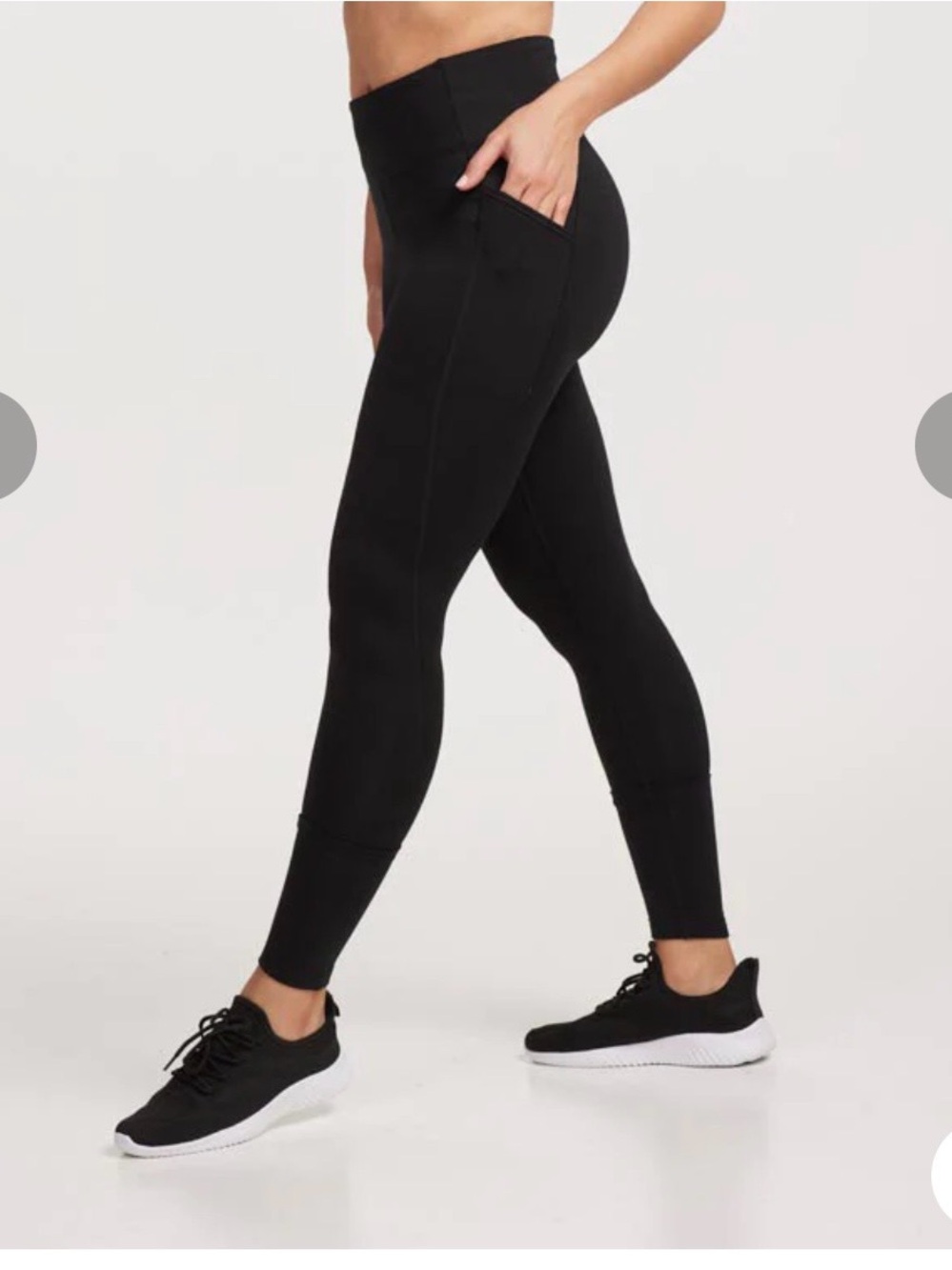 WOOLX Merino Flex McKenna Medium Petite Black Legging